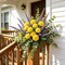 Cabin 20pcs Fake Chrysanthemum Artificial Flowers Faux Silk Mums with Stem Balls Flowers for Vase Fillers Easter Home Table Floral Arrangements Wedding Party DIY Decoration(Yellow)